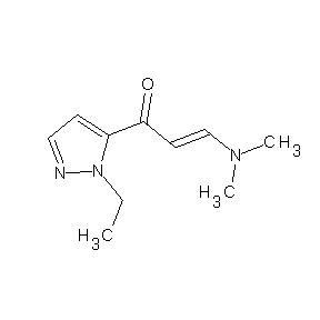 SBB021798 (2Z)-3-(dimethylamino)-1-(1-ethylpyrazol-5-yl)prop-2-en-1-one