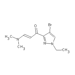 SBB022000 (2Z)-3-(dimethylamino)-1-(4-bromo-1-ethylpyrazol-3-yl)prop-2-en-1-one