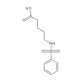 SBB071833 5-[(phenylsulfonyl)amino]pentanoic acid