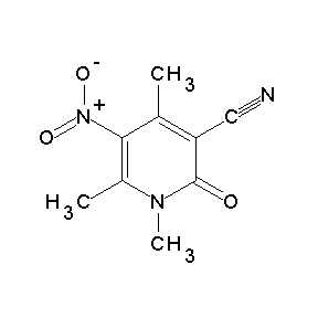 SBB071929 1,4,6-trimethyl-5-nitro-2-oxohydropyridine-3-carbonitrile