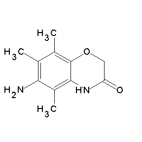 SBB072291 6-amino-5,7,8-trimethyl-2H,4H-benzo[e]1,4-oxazaperhydroin-3-one