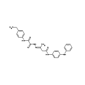 ST000037 N-((1E)-2-methyl-3-{N-[4-(phenylamino)phenyl]carbamoyl}-1-azaprop-1-enyl)-N'-( 4-ethylphenyl)ethane-1,2-diamide
