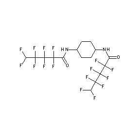ST000139 2,2,3,3,4,4,5,5-octafluoro-N-[4-(2,2,3,3,4,4,5,5-octafluoropentanoylamino)cycl ohexyl]pentanamide