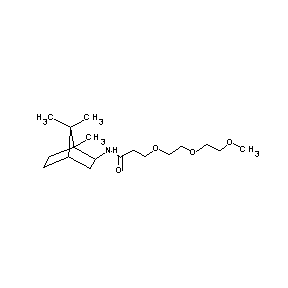 ST000198 3-[2-(2-methoxyethoxy)ethoxy]-N-(1,7,7-trimethylbicyclo[2.2.1]hept-2-yl)propan amide