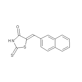 ST001155 5-(2-naphthylmethylene)-2-thioxo-1,3-thiazolidin-4-one