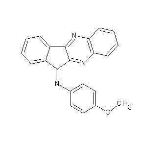 ST4020077 1-(indeno[2,3-b]quinoxalin-11-ylideneazamethyl)-4-methoxybenzene