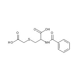 ST4143725 3-(carboxymethylthio)-2-(phenylcarbonylamino)propanoic acid